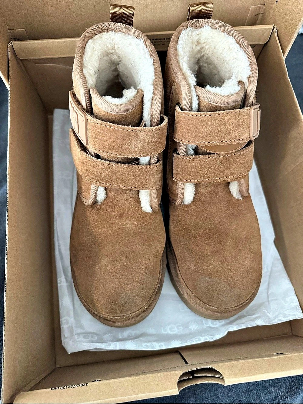 UGG Neumel Platform Boots Brown US 6 NWT
